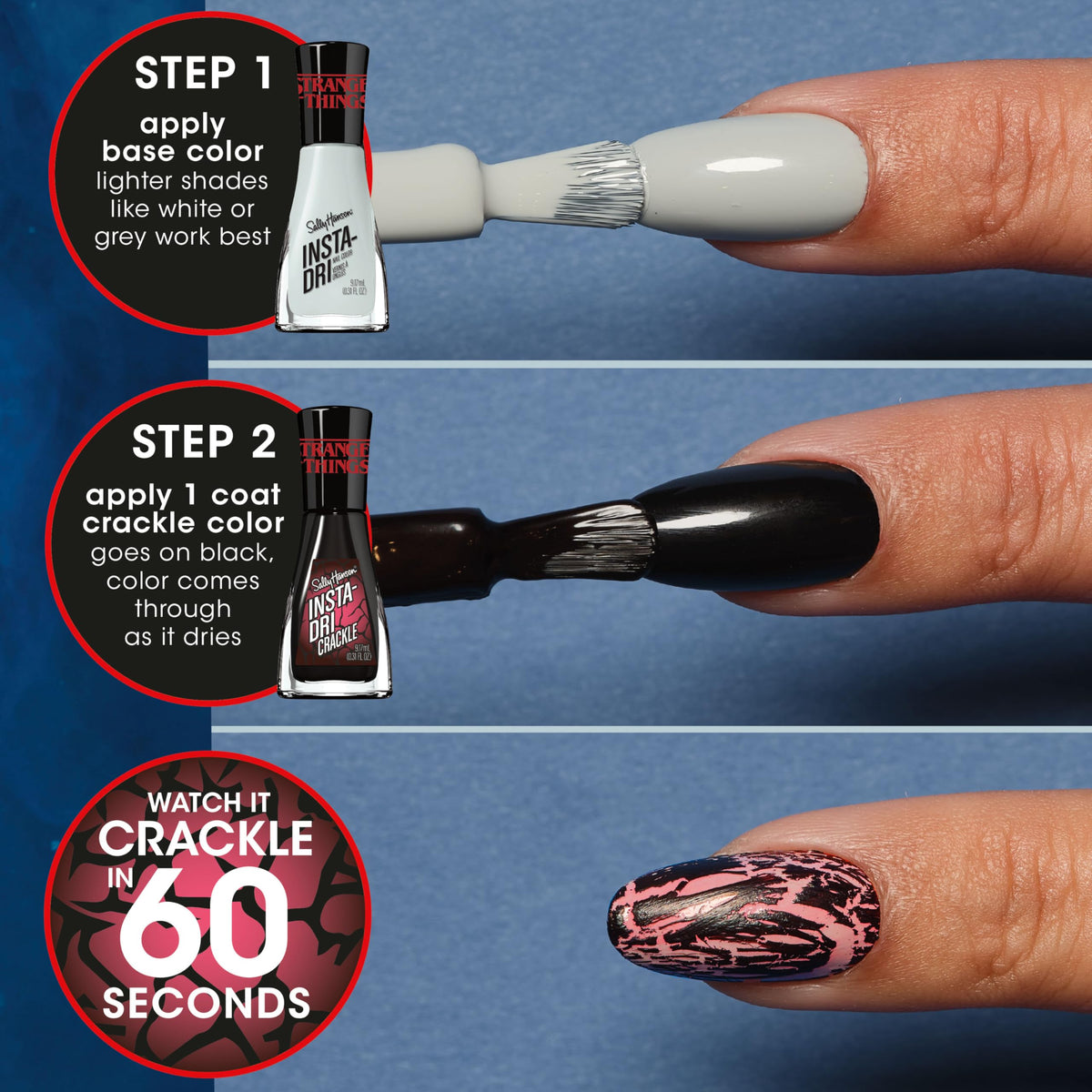 Sally Hansen Insta-Dri Nail Polish Melting bottle side view