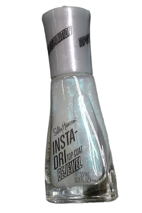 Sally Hansen Insta-Dri Nail Polish Top Coat in Shimmery Pink front view