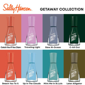 Sally Hansen Insta-Dri Nail Polish with manicure tools