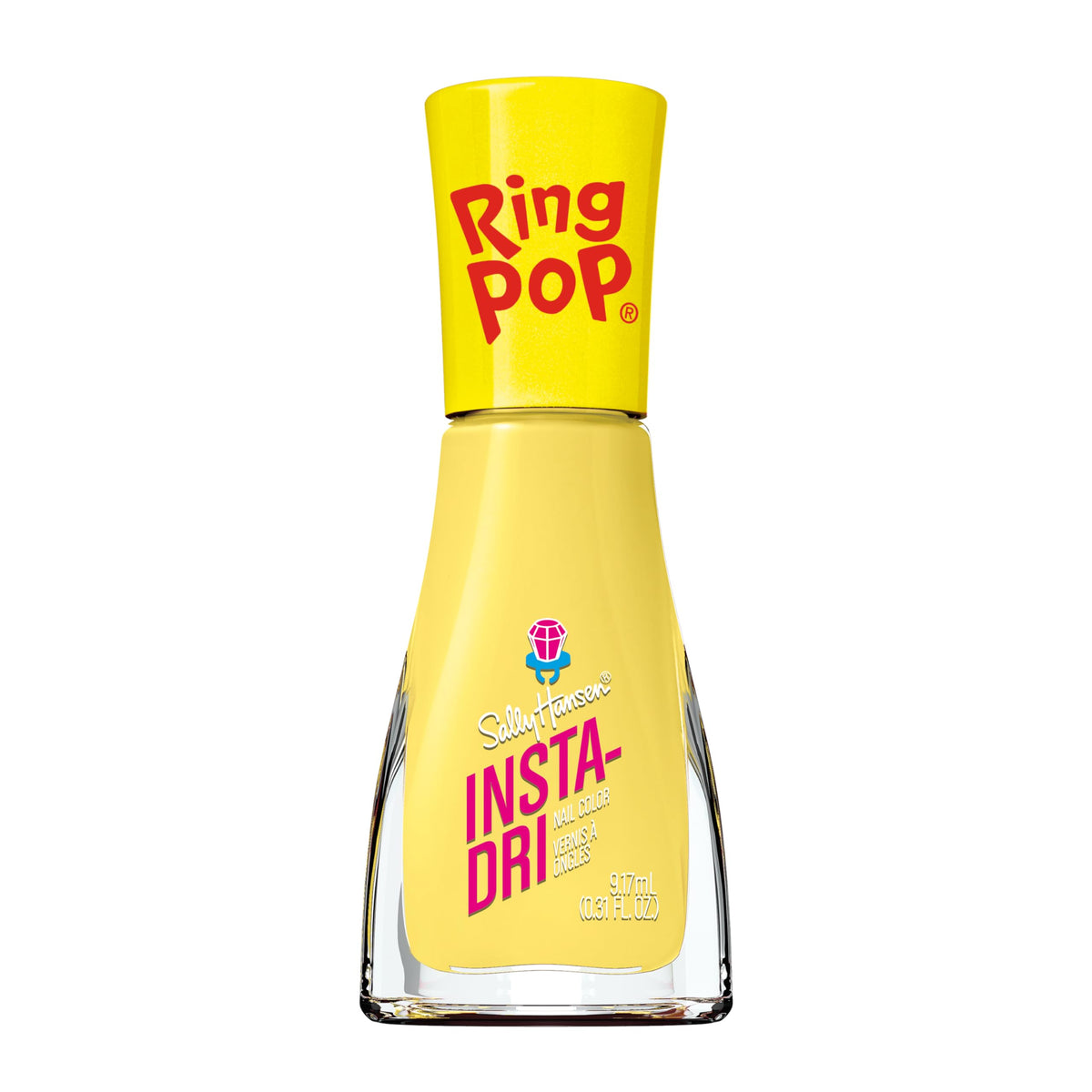 Sally Hansen Insta-Dri Ring Pop Yellow Nail Polish front view