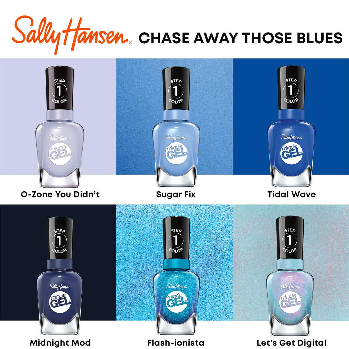 Sally Hansen Miracle Gel 609 Midnight Mod nail polish packaging