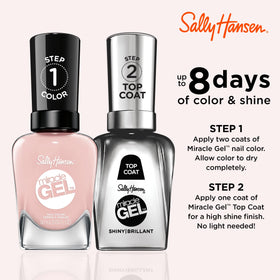 Sally Hansen Miracle Gel Nail Polish 248 Once Chiffon A Time bottle side view