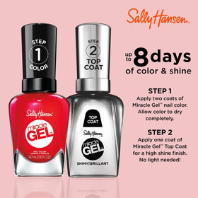 Sally Hansen Miracle Gel Nail Polish 439 Red Eye bottle side view