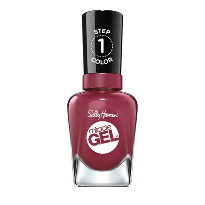 Sally Hansen Miracle Gel Nail Polish 496 Beet, Pray, Love front view