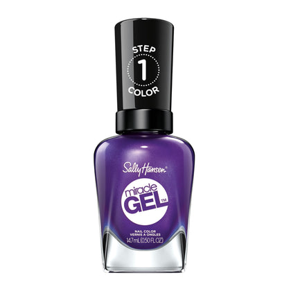 Sally Hansen Miracle Gel Nail Polish 579 Purplexed vivid purple front view