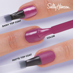 Sally Hansen Miracle Gel Nail Polish 607 Knowledge is Flower swatch on nails