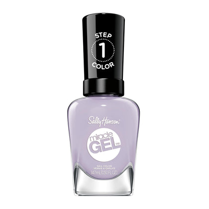 Sally Hansen Miracle Gel Nail Polish 608 Chill in the Heir light purple bottle front view