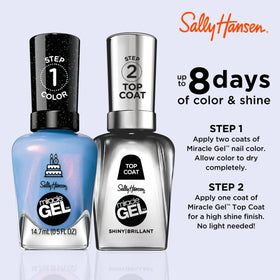 Sally Hansen Miracle Gel Nail Polish 628 It's Sherbert Day side view