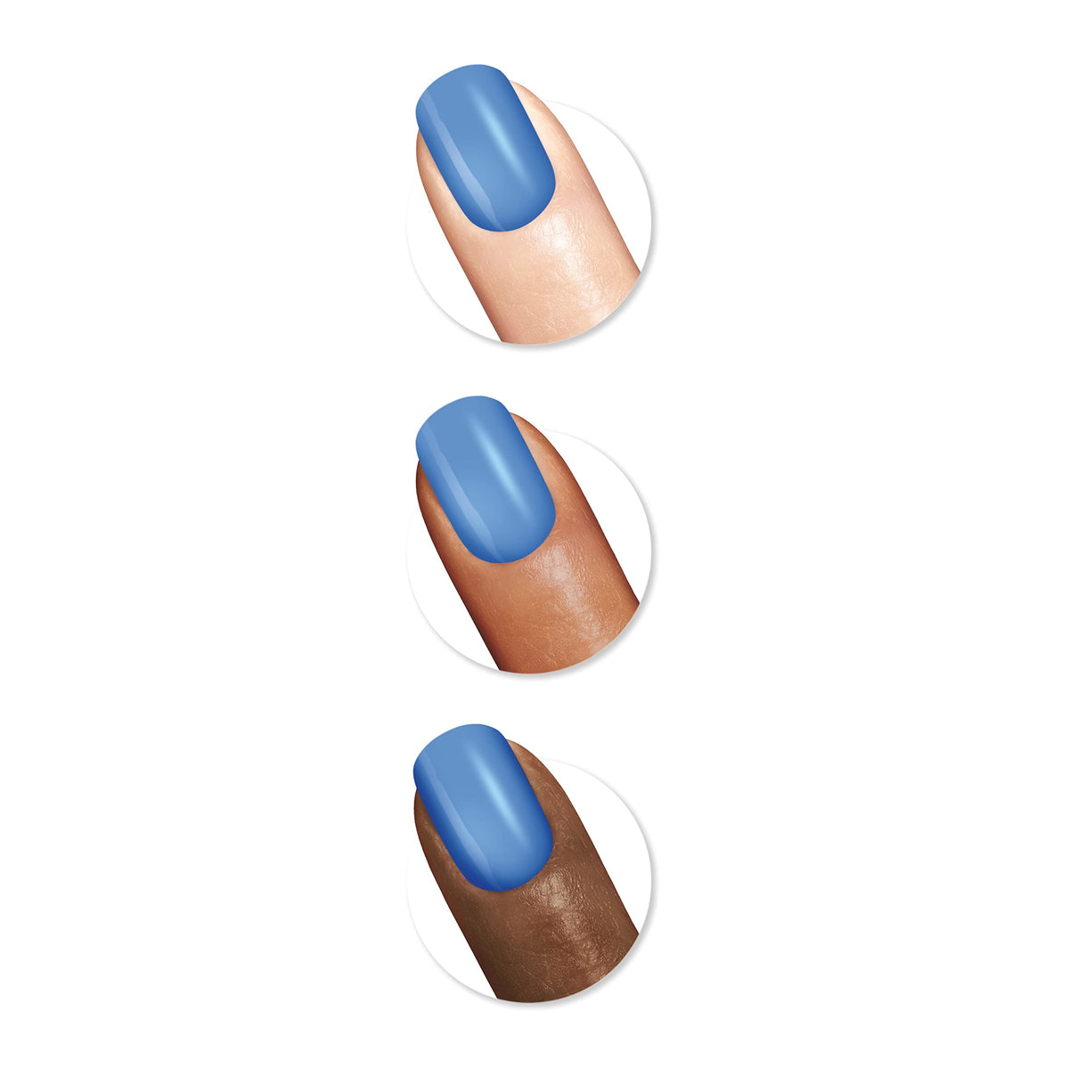 Sally Hansen Miracle Gel Nail Polish 642 Oaseas Blue bottle close-up