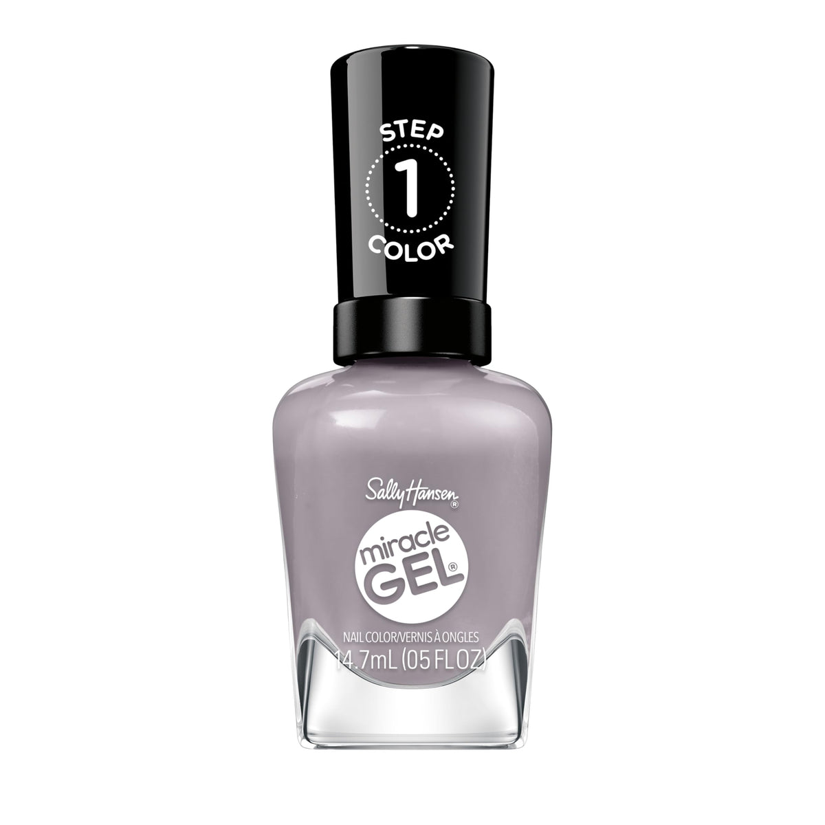 Sally Hansen Miracle Gel Nail Polish 800 Fog-et Me Not front view