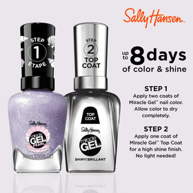 Sally Hansen Miracle Gel Nail Polish 908 Pearl-ple bottle with cap