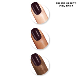 Sally Hansen Miracle Gel Nail Polish Cabernet With Bae application on nails