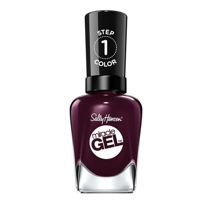 Sally Hansen Miracle Gel Nail Polish Cabernet With Bae front view