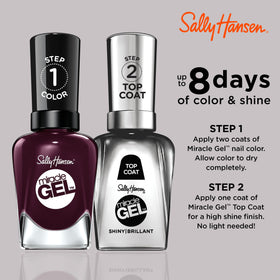 Sally Hansen Miracle Gel Nail Polish Cabernet With Bae packaging