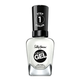Sally Hansen Miracle Gel Nail Polish Get Mod shiny white front view