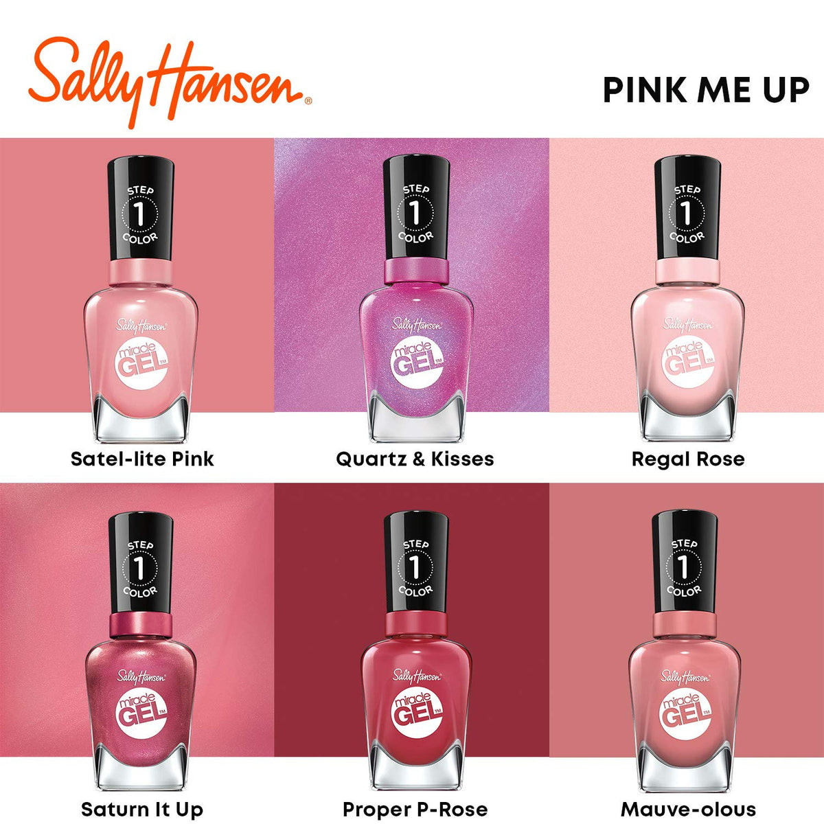 Sally Hansen Miracle Gel Nail Polish Mauve-olous packaging