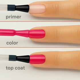Sally Hansen Miracle Gel Nail Polish top coat application