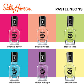 Sally Hansen Miracle Gel Neons Violet Voltage nail polish packaging