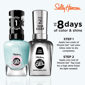 Sally Hansen Miracle Gel Pearls Nail Polish 903 Seas The Day bottle side view