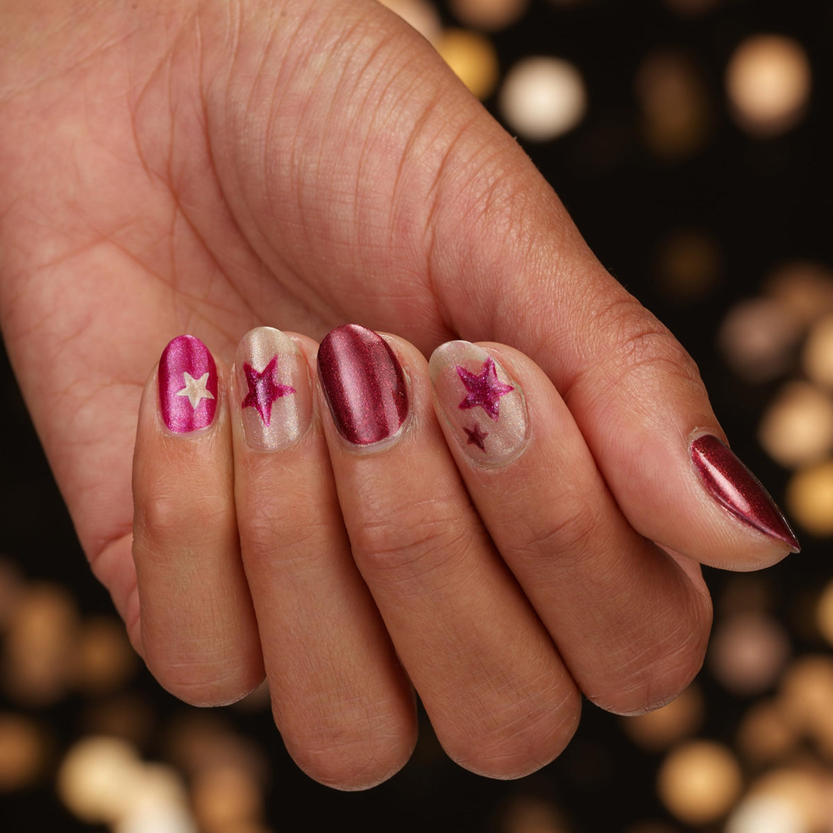 Sally Hansen Miracle Gel Tinsel Time for Two nail polish packaging