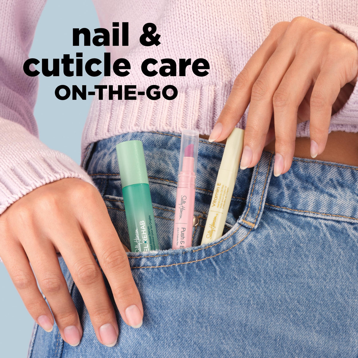 Sally Hansen Push & Buff Cuticle Care Pen with oils ingredients
