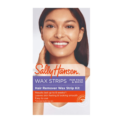 Sally Hansen Wax Strips for Face & Bikini front view