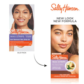 Sally Hansen Wax Strips with Azulene Oil Finishing Wipes
