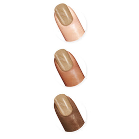 Sally Hansen Xtreme Wear Nail Polish Golden-I on a nail care table