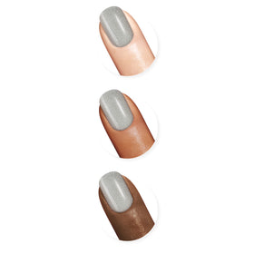 Sally Hansen Xtreme Wear Nail Polish Silver Storm application brush