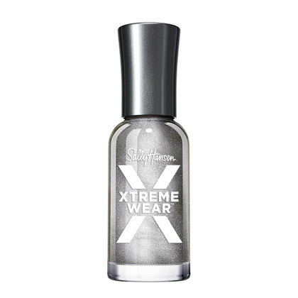 Sally Hansen Xtreme Wear Nail Polish Silver Storm front view