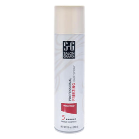 Salon Grafix Hairspray Freezing Mega Hold 10oz back view