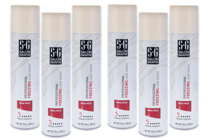 Salon Grafix Hairspray Freezing Mega Hold 10oz front view