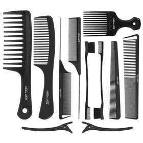 SALON SILK 11-piece comb set displayed on a white background