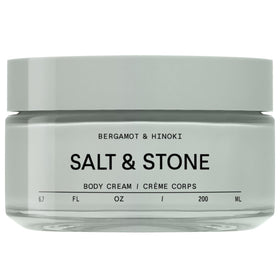 Salt & Stone Body Cream front view with Bergamot & Hinoki scent