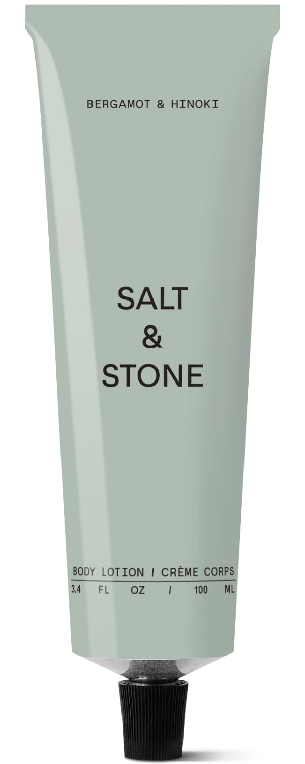 Salt & Stone Body Lotion 3.4 fl oz front view with packaging
