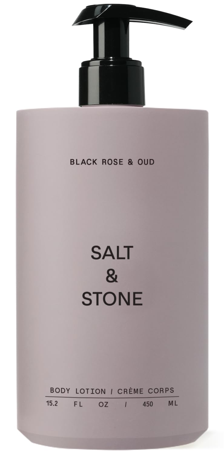 Salt & Stone Body Lotion Black Rose & Oud 15.2 fl oz front view