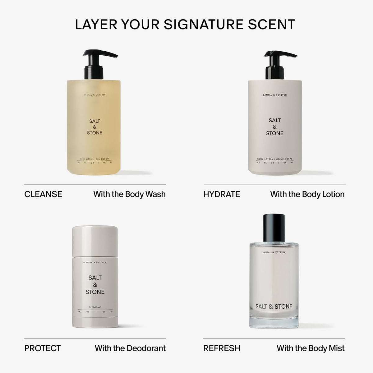 Salt & Stone Body Lotion Santal & Vetiver lifestyle scene