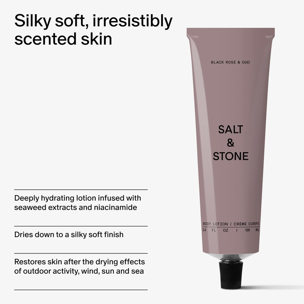 Salt & Stone Body Lotion texture close-up