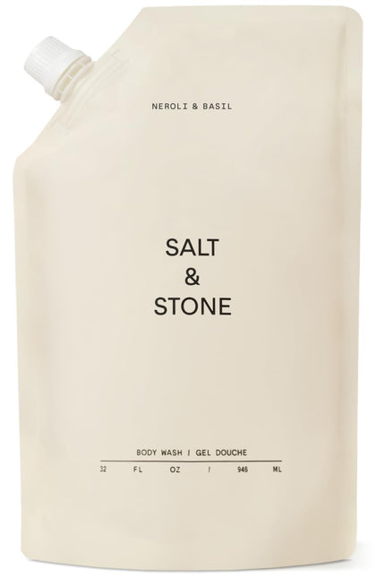 Salt & Stone Body Wash 32 fl oz refill bottle front view