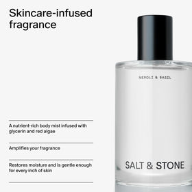 Salt & Stone Hair & Body Mist Neroli & Basil misting action