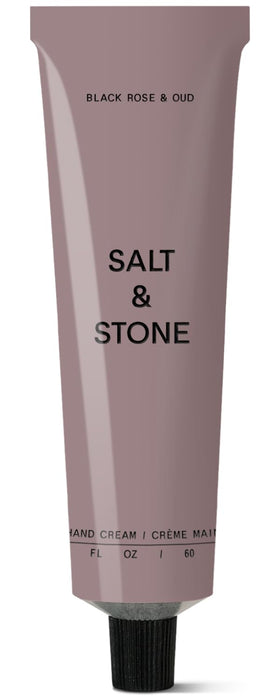 Salt & Stone Hand Cream Black Rose & Oud front view