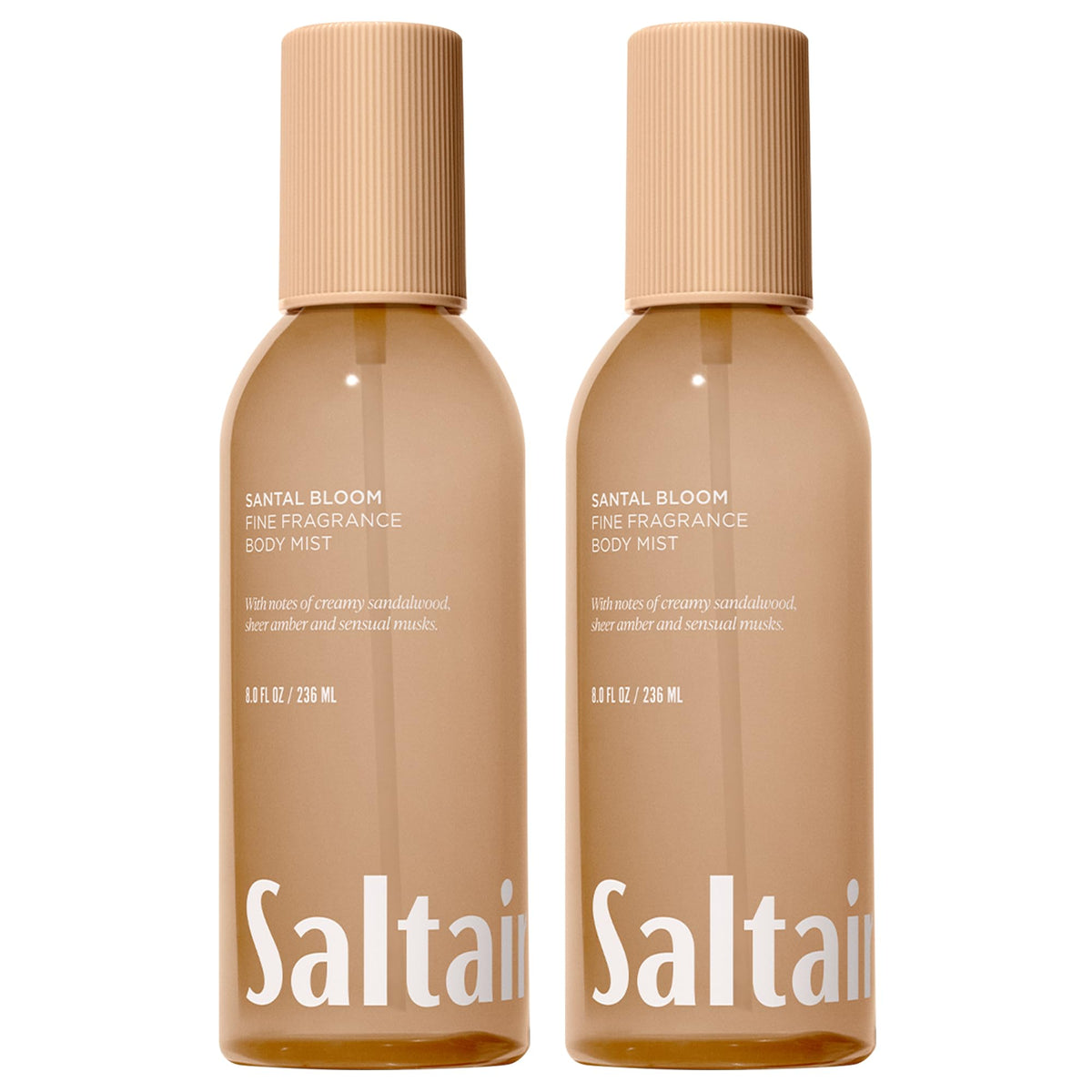 Saltair Body Mist Santal Bloom 2 Pack front view with packaging