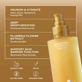Saltair Body Oil bottle with pump dispenser