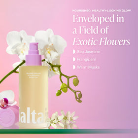 Saltair Body Oil Island Orchid bottle side view
