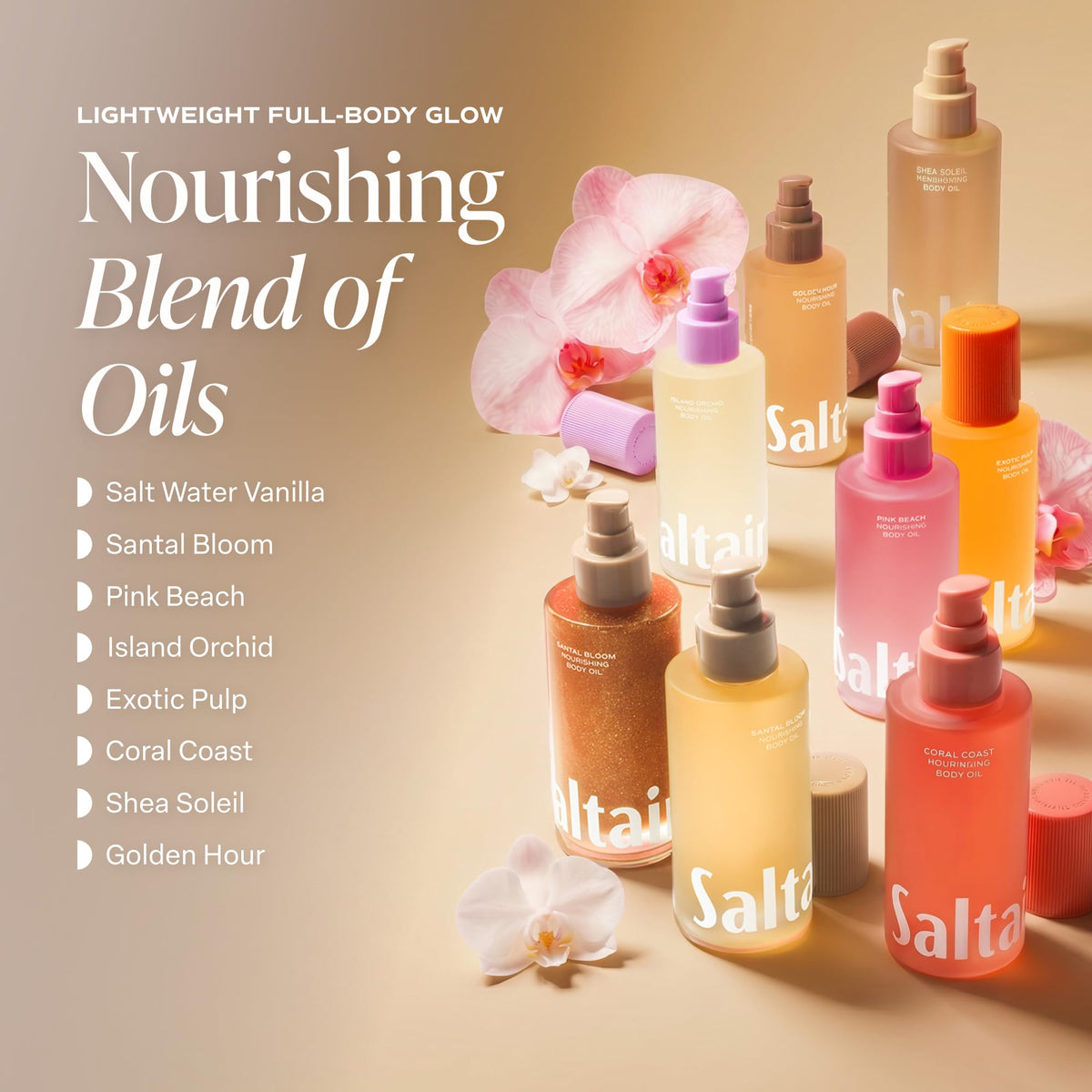 Saltair Body Oil Jumbo 10 fl oz with pump