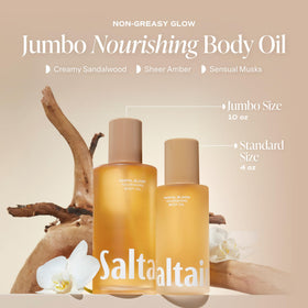 Saltair Body Oil Jumbo Santal Bloom 10 fl oz bottle with cap
