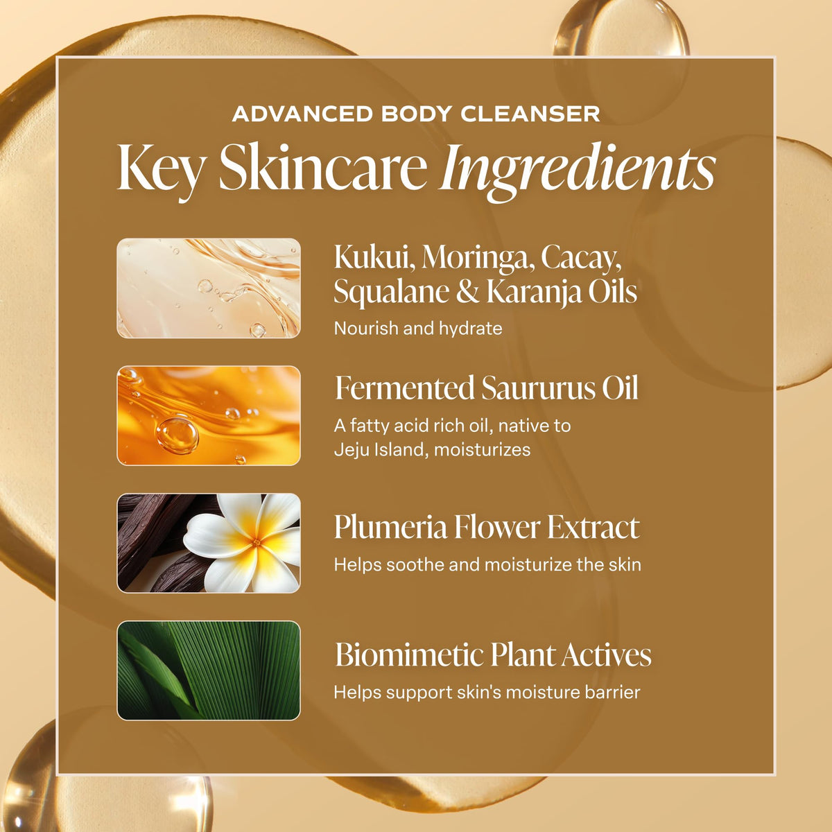 Saltair Body Oil with tropical fruits and flowers