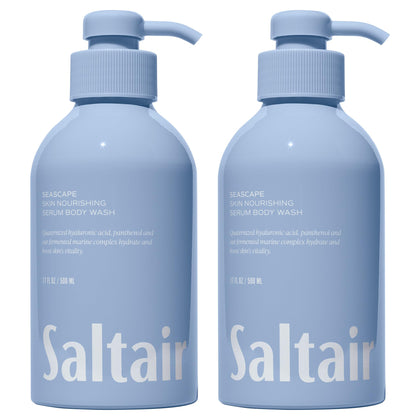 Saltair Body Wash 2-Pack front view with Seascape scent