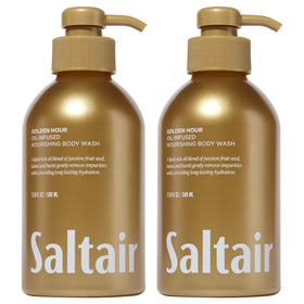 Saltair Body Wash 2-Pack Golden Hour 17oz bottles front view