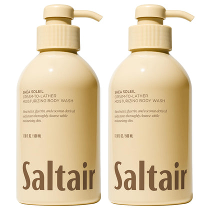 Saltair Body Wash 2-Pack Shea Soleil front view